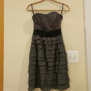 New gray and black dress
